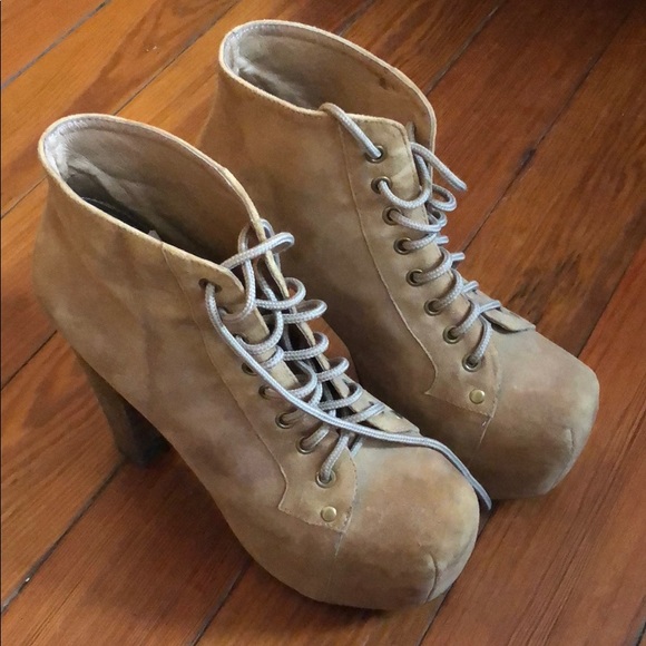 Jeffrey Campbell Shoes - Jeffrey Campbell Tan Suede Litas